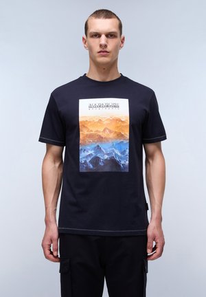 ROLLIN - T-shirt con stampa - blu marine