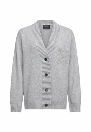 KARL LAGERFELD, KARL LAGERFELD TOP SOUTACHE - Gilet - light grey mel