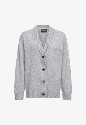 KARL LAGERFELD, KARL LAGERFELD TOP SOUTACHE - Gilet - light grey mel
