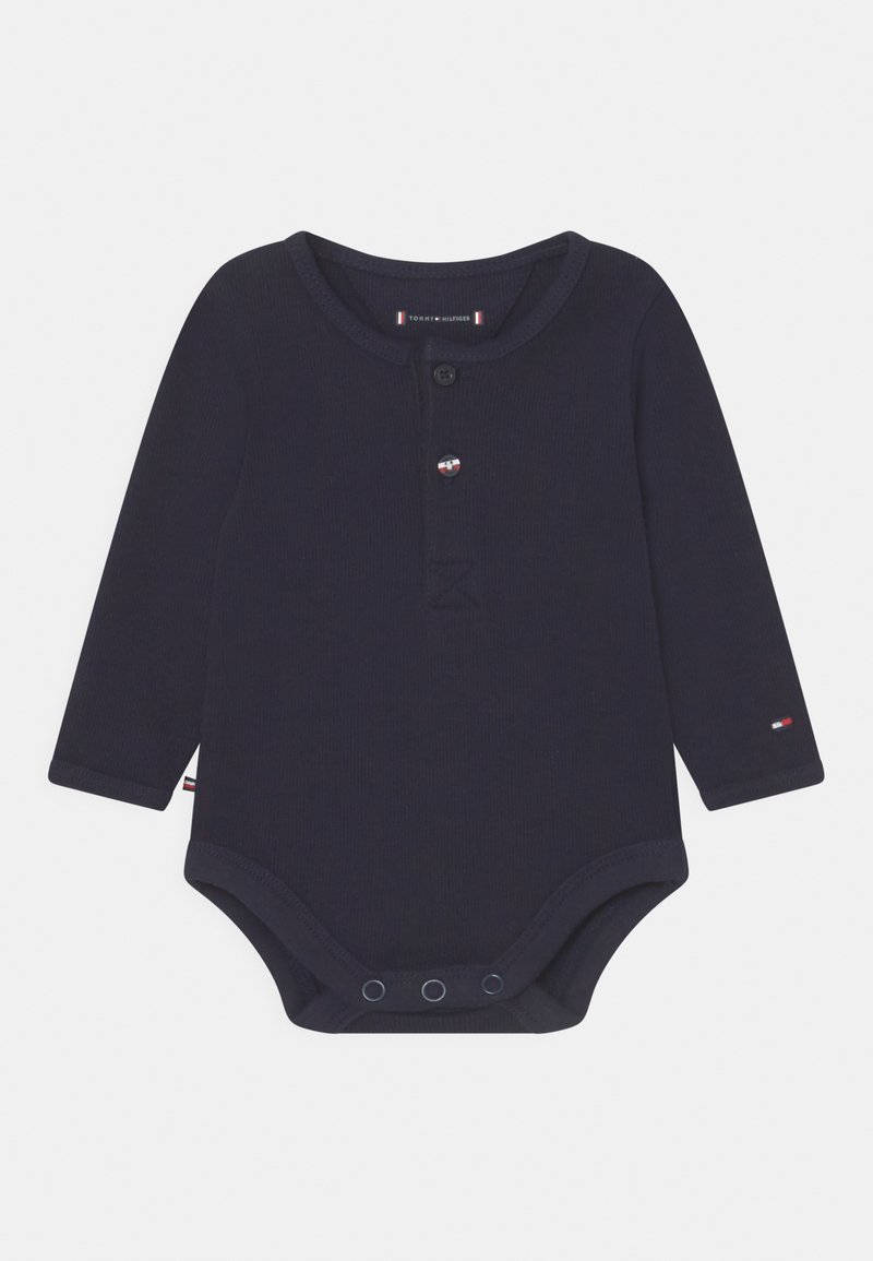 Tommy Hilfiger BABY SOLID FINE RIB Body blue/blau Zalando.de