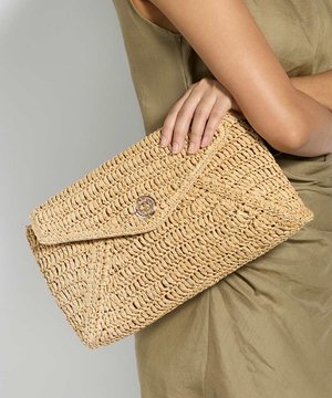 Dune London, Schoudertas - natural-synthetic raffia