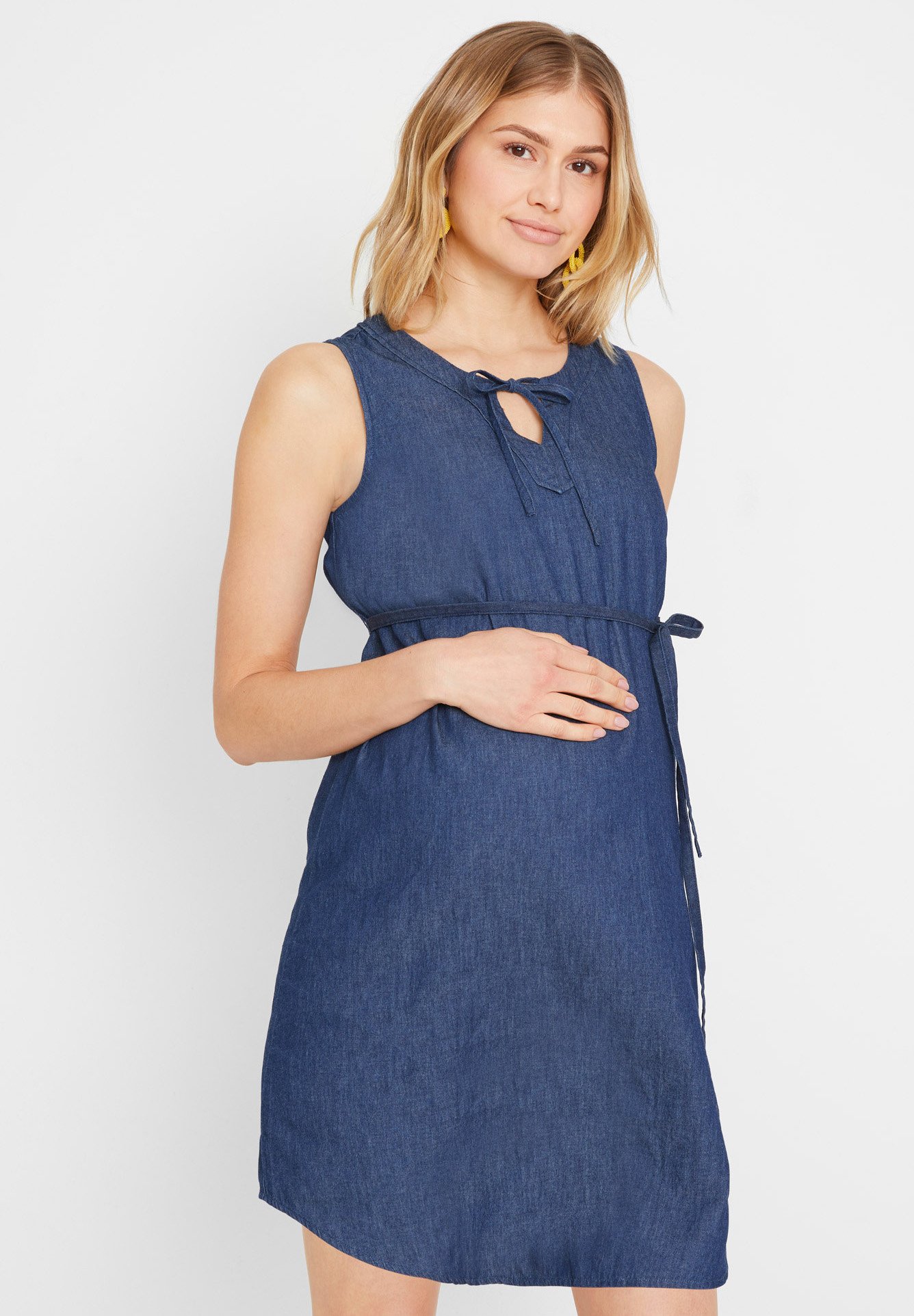 bonprix Vestito di jeans - blau/blu denim - Zalando
