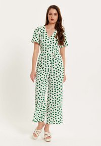 Liquorish POLKA DOT - Jumpsuit - white