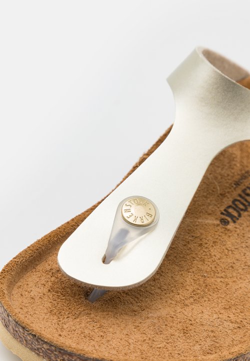 Birkenstock GIZEH KIDS BF REGULAR - Mules - electric metallic gold — foto 6