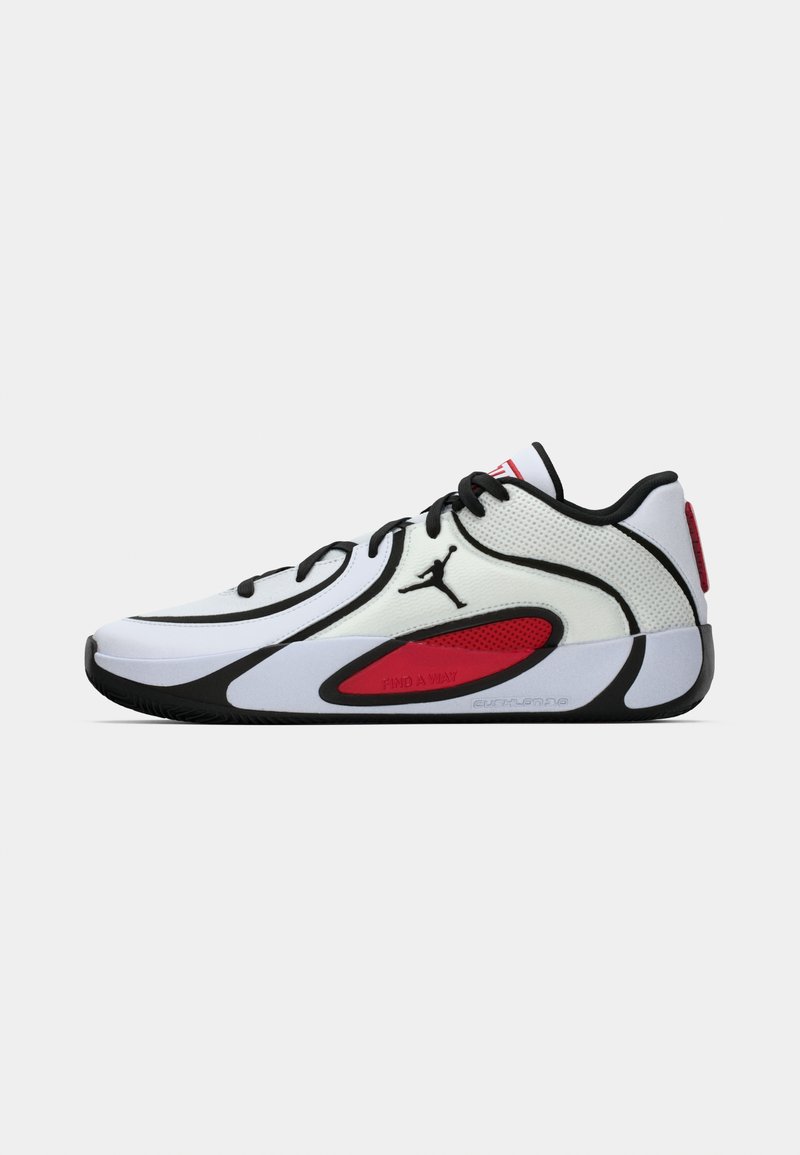 JORDAN TATUM 4 - Basketbalové boty - white/university red/black
