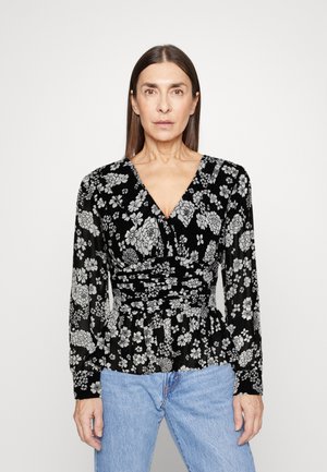 Marks & Spencer GATH TEA - Bluse - black mix