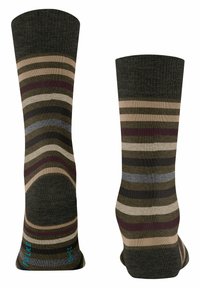 FALKE TINTED STRIPE - Calze - beech
