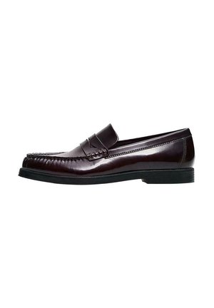 GATHERED - LOAFERS - Pantofi slip-on - dark red