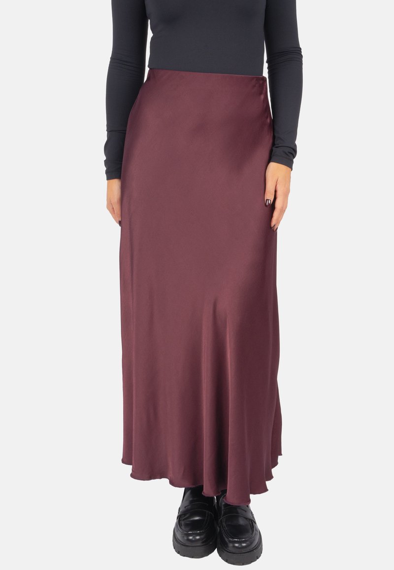 Seasons of April LILLY - Jupe longue - bordeaux