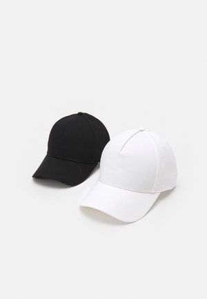 UNISEX - Cap - black/white