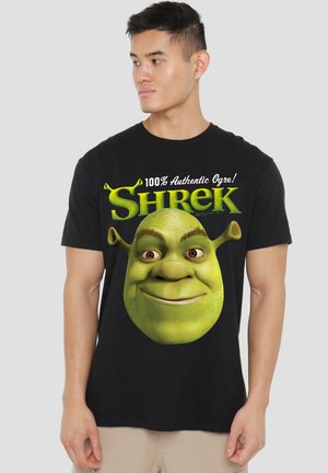 Cotton Soul, SHREK AUTHENTIC OGRE - Print T-shirt - black