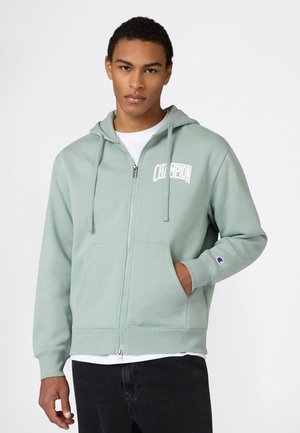HOODED FULL STATE OF PLAY - Sweater met rits - olive