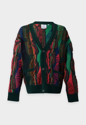 Carlo Colucci, CARDIGAN - Ζακέτα - green/red