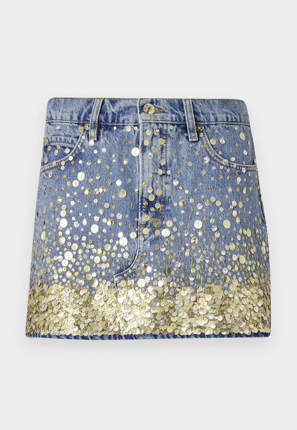 THE CHAMPAGNE SKIRT - Mini skirt - gold embellished3