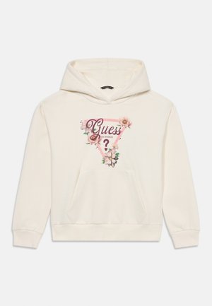 JUNIOR OVERSIZE HOODED - Sweatshirt - cream white