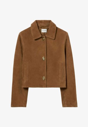 Claudie Pierlot, Veste en cuir - beige