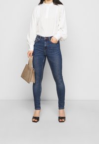 Pieces Petite Jeans Skinny Fit - blue denim