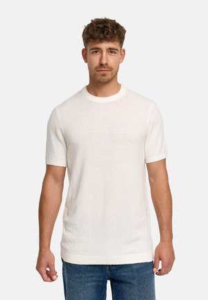INDICODE JEANS, INBROKBELL T-SHIRT - T-shirt basique - offwhite