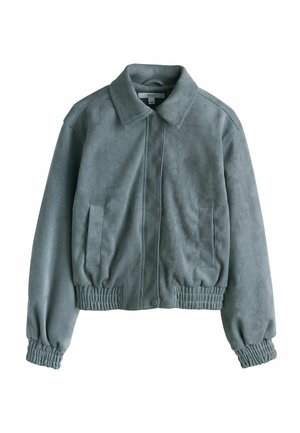 Bunda z nepravej kože - blue