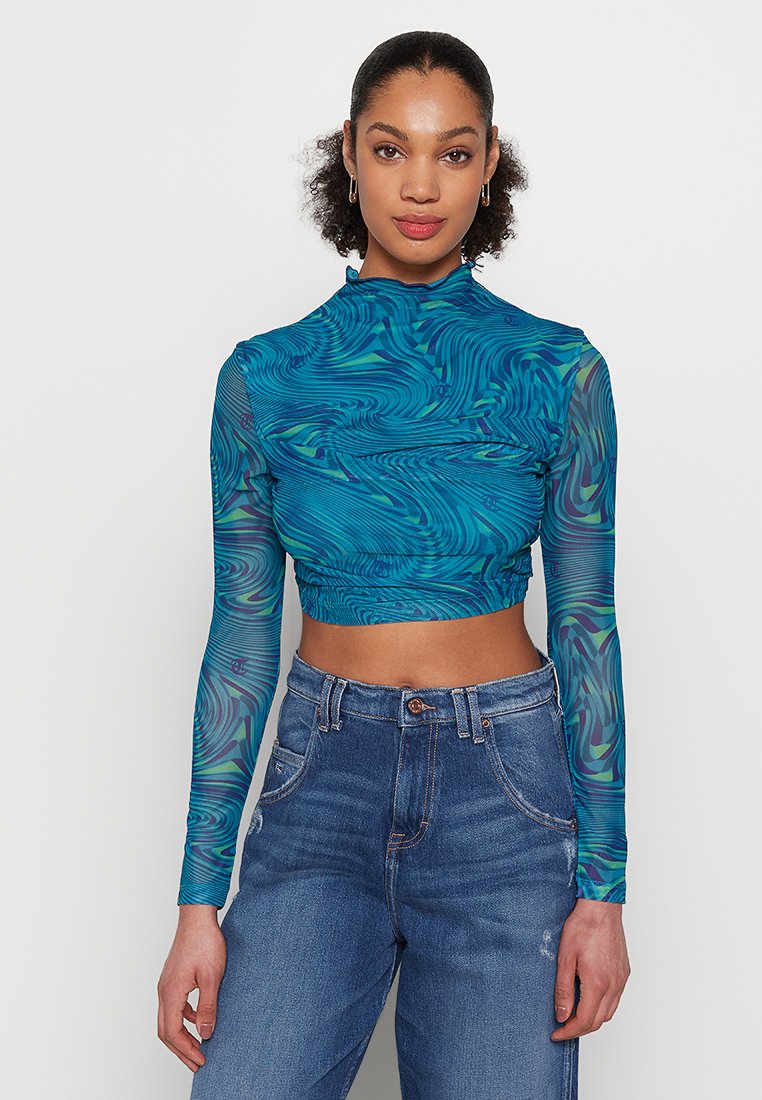 Tommy Jeans Longsleeve turquoise Tommy Jeans Longsleeve turquoise