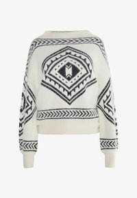 Unausgewählt, wollweiss schwarz