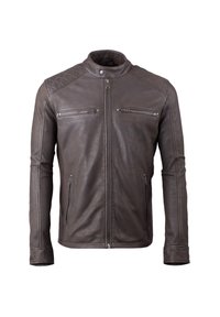 Leather jacket - brown