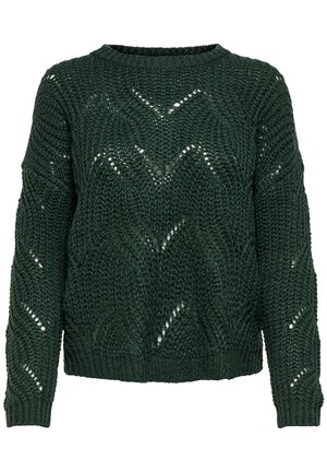 ONLY Strickpullover - green