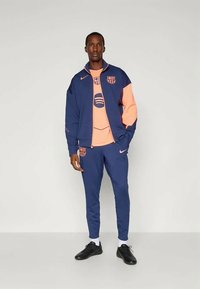 Nike Performance FC BARCELONA ACADEMY PRO THIRD ANTHEM JACKET - Squadra - midnight navy/bright mango