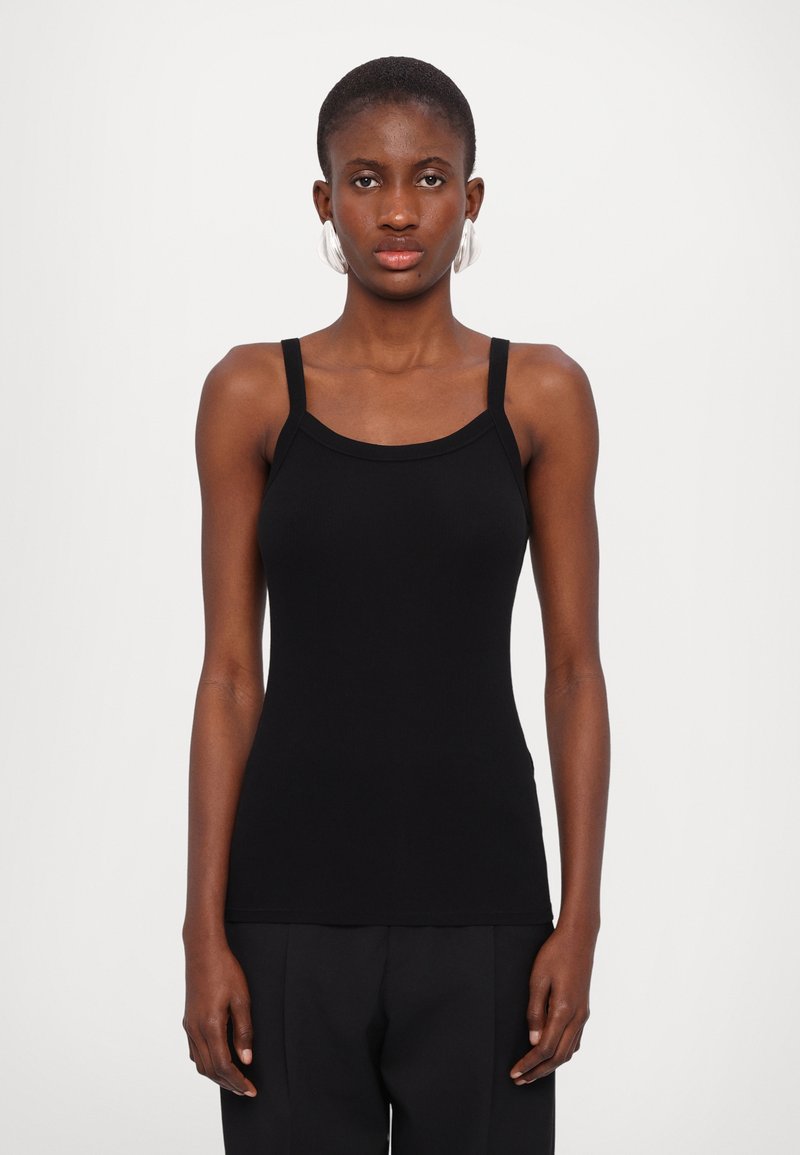 Filippa K - FINE SINGLET - Top - black, Enlarge