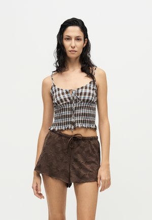 Rip Curl, PARAISO SHIRRED CHECK - Плажен аксесоар - brown