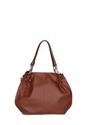 SHOULDER  - Shopper - burned brown