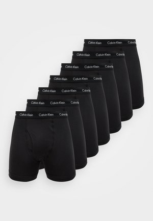 STRETCH 7 PACK - Úzke boxerky - black