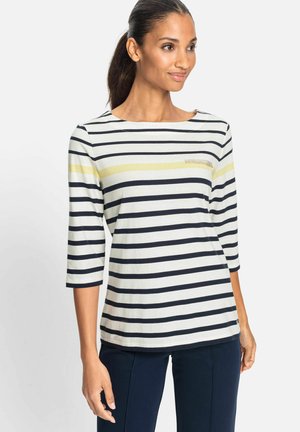 MIT U BOOT AUSSCHNITT - Long sleeved top - dunkelblau