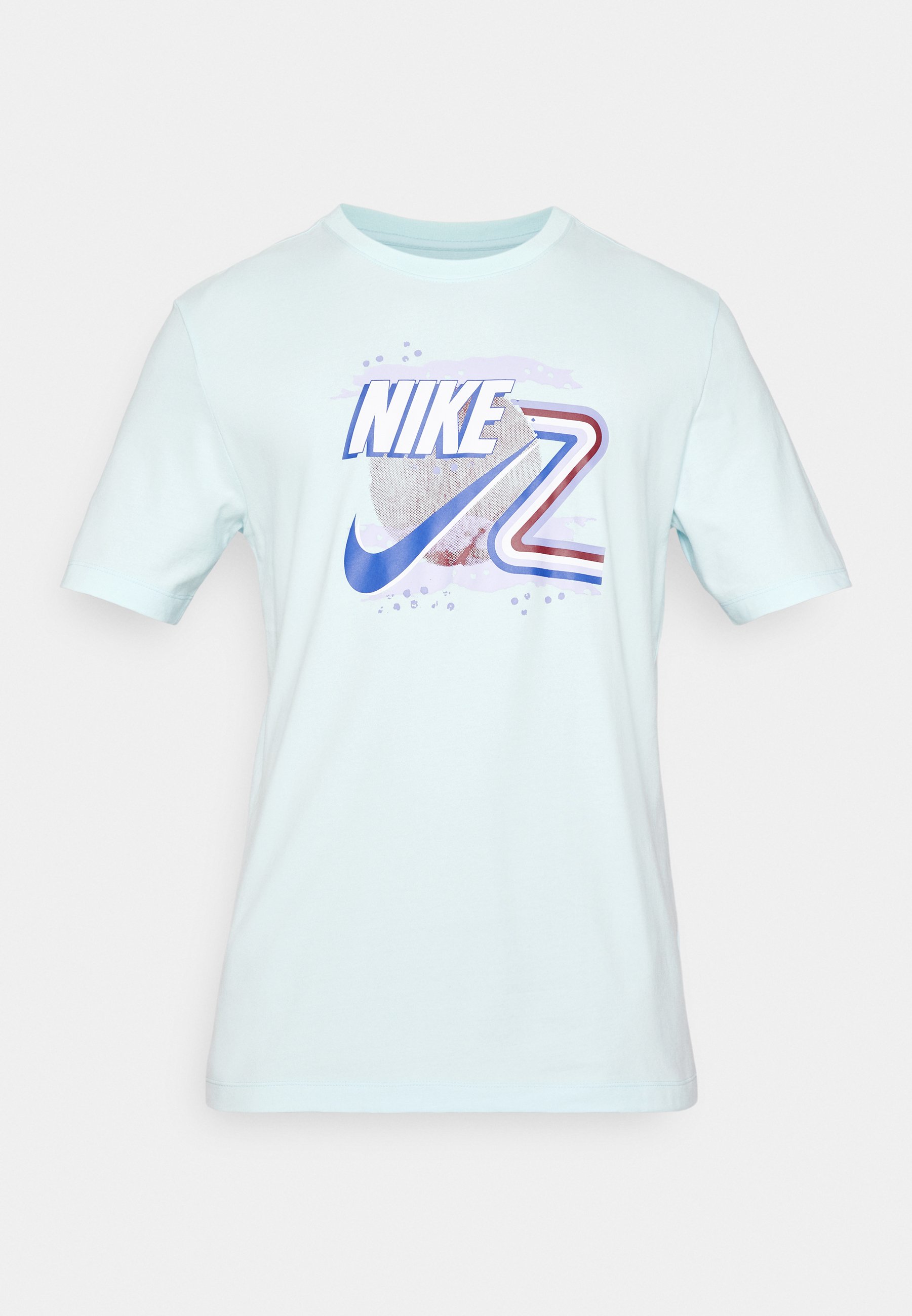 ★ Nike★ Sportswear Athletics T-Shirt M White Glacier Blue Nike Performance COURT TEE - Sports T-shirt - glacier blue