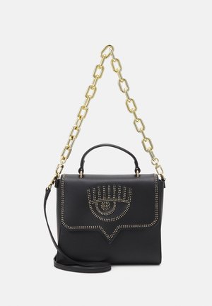 RANGE A EYELIKE BAGS SKETCH BAGS - Handbag - black/gold-coloured