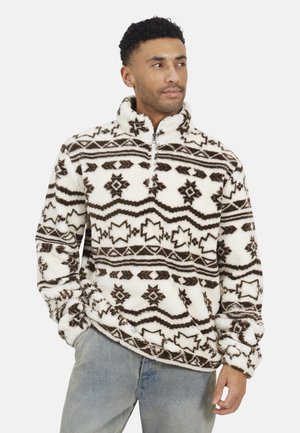 PRINTED 1/4 ZIP BORG - Felpa in pile - multi-coloured