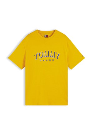 Tommy Jeans, PLAY TEE - T-Shirt print - countryside yellow