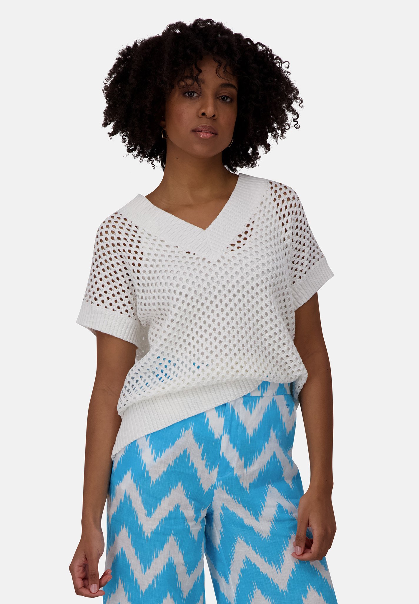 Cuptacc Damen Pullover Elegant - Langarmshirt Aus Weichem Rippstoff