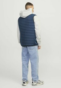 Jack & Jones COLLAR NOOS - Väst - ensign blue
