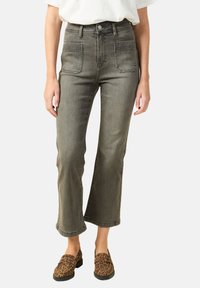 BONOBO Jeans HOCHGESCHNITTENE Bootcut jeans denim gris/grey