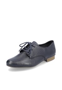 RIEKER Scarpe Stringate Bambini Nere in Pelle Traforate (EU 33