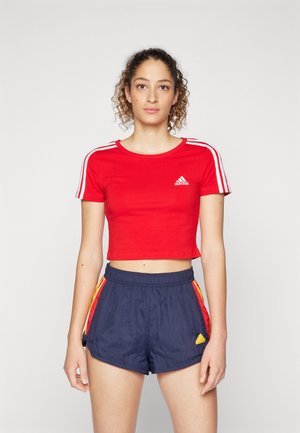 ESSENTIALS 3 STRIPES BABY - Printtipaita - better scarlet