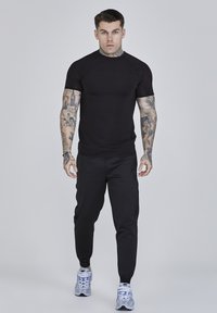 SIKSILK MUSCLE FIT  - T-shirt basic - black