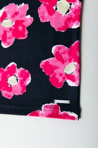 Colourful Rebel NEYO POPPY FLOWER PEACHED TURTLENECK - Camisola de manga comprida - bright pink