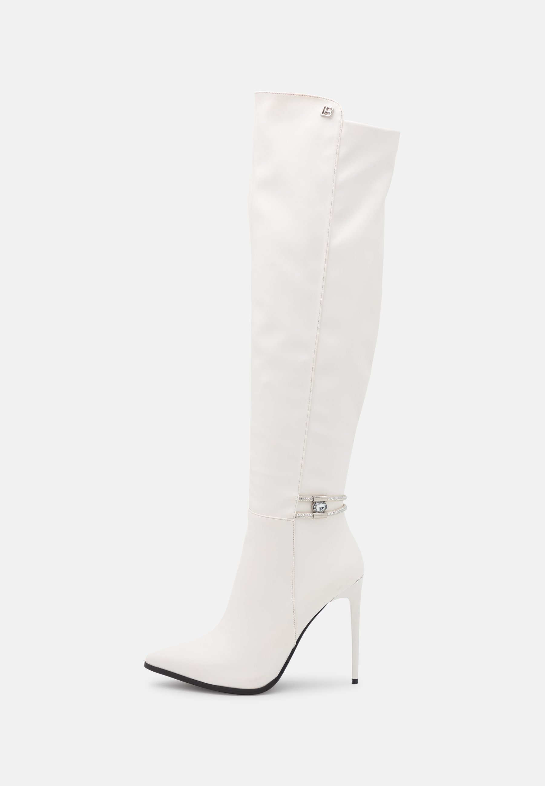 Laura Biagiotti Overknee laarzen - white/wit - Zalando.nl