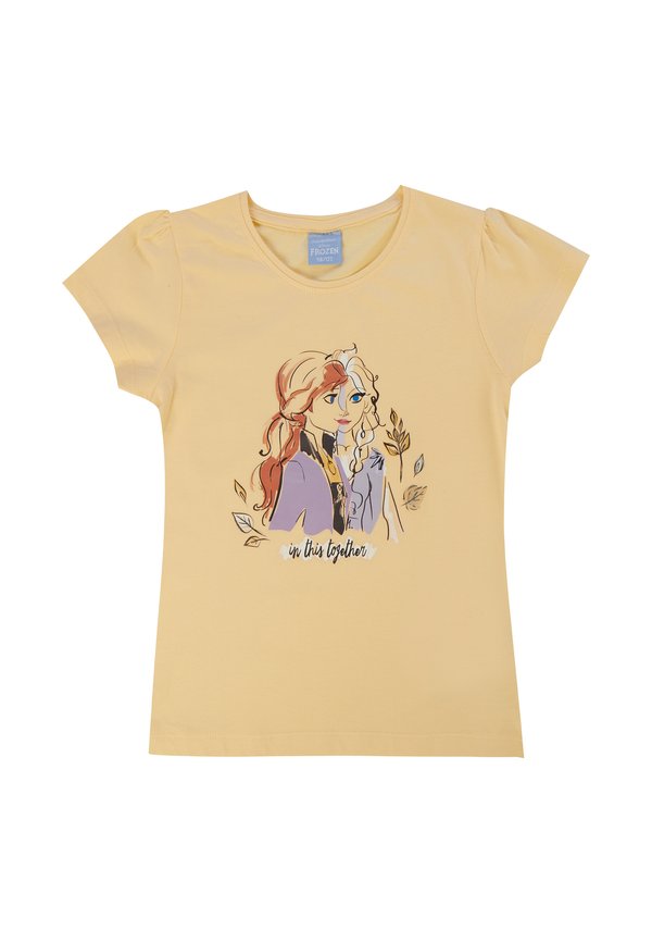 FROZEN 2 - ANNA   ELSA  - T-Shirt print - pastell gelb