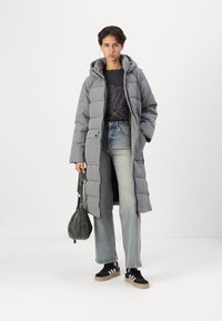 JDY JDYELFI LONG PADDED JACKET  - Abrigo de invierno - steel gray/black