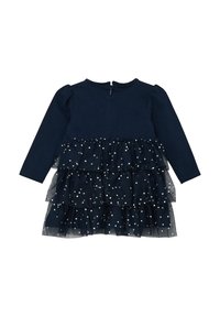 s.Oliver VOLANTS - Jerseykleid - navy