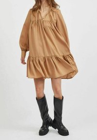 VILA Denní šaty - beige