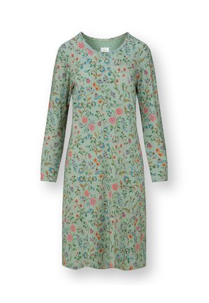 Pip Studio, DESTINY LONG SLEEVE NIGHTDRESS FLORA BANGALORE - Nightie - green